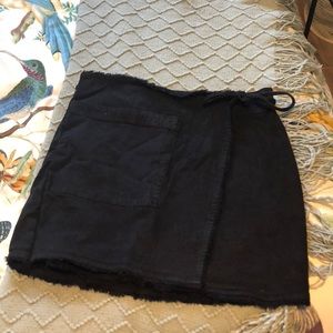 Splendid wrap Mini skirt